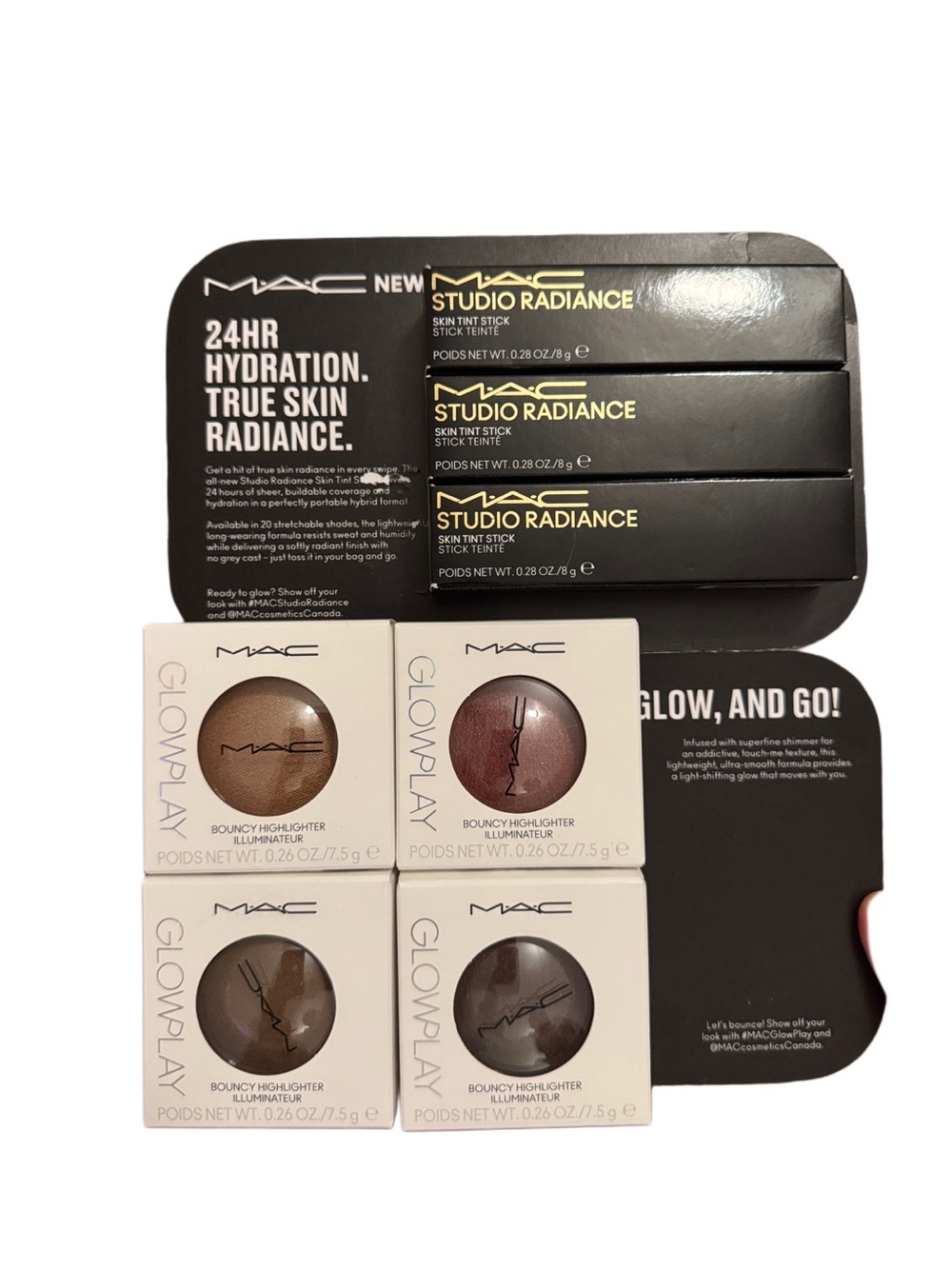 MAC Cosmetics bundle - Studio Radiance & Glow Play Highlighters
